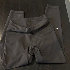 Lululemon Black  Wunder Train - 25 inseam
